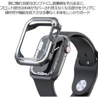 Cubierta protectora transparente para Apple Watch, marco híbrido de TPU PU, resistente a impactos, 1,6 pulgadas (41mm) - details 5