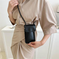 Bolso bandolera de cuero PU sólido para mujer, bolso para teléfono móvil - details 12
