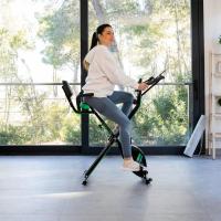 Estática Plegable con Volante de Inercia X-Bike, Sistema Silence Fit, Con y Sin Respaldo, Manillar y Sillín Regulable, Pulso, Pantalla LCD, Soporte para dispositivos, Ruedas - details 28