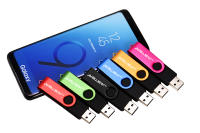 Tarjeta de Flash USB JASTER 3 en 1 Adaptadores Tipo-C Memoria OTG para SmartPhone Android PC - details 6