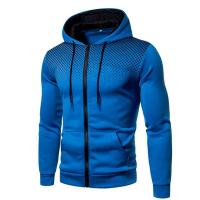 Suéter de lunares para hombre, cárdigan informal a la moda, Sudadera con capucha, abrigo deportivo, Otoño, 2024 - details 5