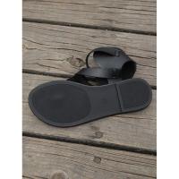 Estilo Verano Nuevo Tacón Bajo Punta para Mujeres Cómodas Sandalias Planas de Toma Alta con Hebilla de Cinturón. - details 18