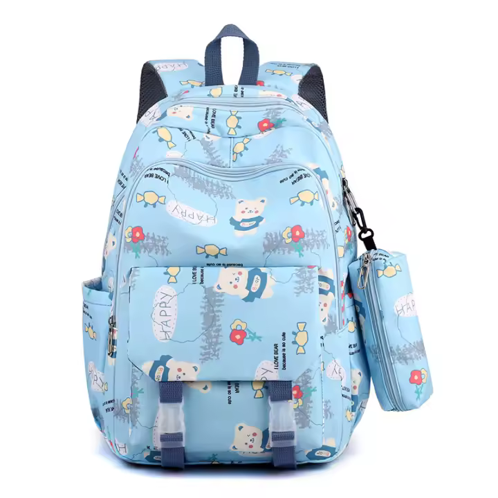 Mochila Escolar para Niñas de Gran Capacidad Ligera y Bonita Bolsa de Libros - 1