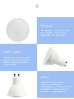 Bombillas de Punto LED Warm White Cold 8PCS GU10 Sin Parpadeo Reemplazable de 20W 50W - details 6
