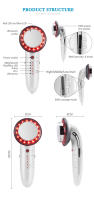 Masajeador Facial 6 en 1, máquina de cavitación LED EMS, masajeador mágico ultrasónico para adelgazamiento, Lifting, para uso doméstico - details 2