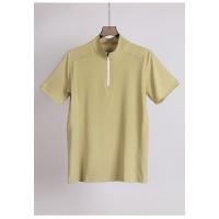 Verano polo de los hombres de deportes casuales de hielo fresco tejido de manga corta transpirable adecuado para la aptitud polo elástico - details 15