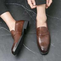 2023 zapatos de cuero del banquete de boda de los hombres del vestido del estilo de la moda de los productos más vendidos - details 11