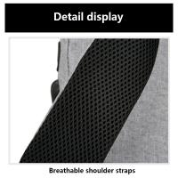 Mochila impermeable antirrobo para hombre, bolsa trasera ligera para libros, elegante, 15,6