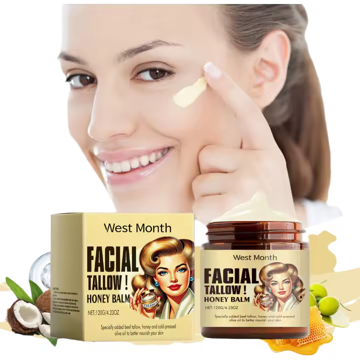 Crema Facial de Carne de Vaca Hidratante, Reparador, Alimentador de Piel Suave - 1