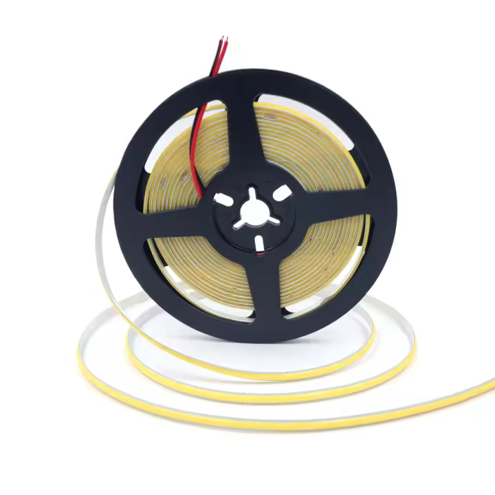 Tira de LED COB Flexible de Alta Luminosidad 5V DC RA90 320Leds/m Barra de Luz de 5mm en Colores Variados: Azul Blanco Rojo Verde Rosa Amarillo XUNATA - 1