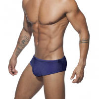 Jessborn bañadores de color sólido para hombre, bañadores pequeños de ángulo plano, pantalones cortos de cintura baja brillantes para surf en la playa, Verano - details 6