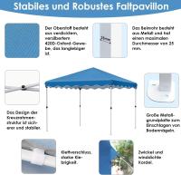Tenta de Gazebo Instantánea de 3x3M Tu Refugio al Aire Libre Plegable con Bolsa y Sandbags - details 3