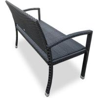 Mueble de Terraza Exterior Terraza 2 Sillas Poliratán Resistente a la Intemperie 320Kg Negro - details 6