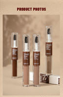 QIBEST Gel transparente para cejas, cera para cejas 2 en 1, cepillo líquido para cejas resistente al agua, tinte negro para cejas, maquillaje de ojos cosmético - details 11