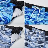 Bañadores para hombre, pantalones cortos deportivos para natación de verano, ropa de playa deportiva a la moda para hombre, pantalones de playa elásticos de secado rápido - details 6