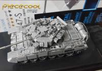 MMZ modelo Piececool rompecabezas de Metal P047 T-90A montaje de tanque kit de metal DIY 3D corte láser modelo rompecabezas juguetes regalo para adultos - details 12