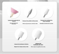 Pulidor de uñas eléctrico Herramienta de manicura para pulir y quitar las uñas - details 3
