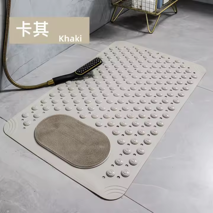 Alfombrilla de ducha antideslizante de lujo, alfombra de baño con ventosas, calidad de Hotel para una experiencia antideslizante - 1