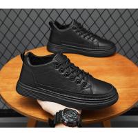 Zapatos Casuales de Cuero Primavera De Los Hombres Transpirable, Impermeable, Versátil - details 16