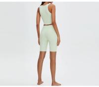 Chaleco de Yoga sin Costuras Ropa Deportiva Transpirable para Mujeres Ideal para Entrenamiento y Correr Material de Nylon Hecho en China - details 10
