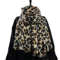 Bufandas de invierno con estampado de leopardo para mujer, bufandas súper suaves, envolturas, regalos para damas y niñas - details 1