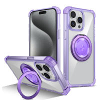 KEYSION-funda transparente para iPhone, carcasa con soporte de anillo magnético para iPhone 15 Pro Max, 15 Plus, 12, 13, 14 Pro Max - details 17
