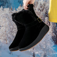 Botas de nieve para mujer, botines clásicos con forro de piel, suela antideslizante, ligeros, cómodos, cálidos, para exteriores, Invierno - details 9