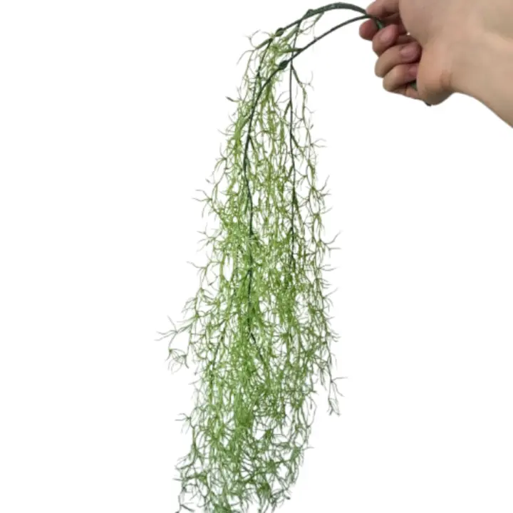 100 cm Artificial Boston helecho enredaderas elegante plástico Artificial hiedra plástico hecho a mano tacto Real falso vegetación plástico - 1