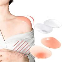 Hombreras de silicona para ropa de mujer, almohadillas de realce de hombro antideslizantes, reutilizables, potenciador Invisible, 2 pares - details 2