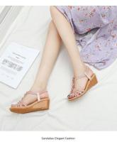 Sandalias Bohemias informales para Mujer, zapatos de Vestir con Punta Abierta, Playa, Verano - details 12