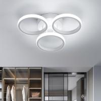 Goeco Lámpara LED Diseño Moderno nórdico 24W de Iluminación Blanca Instalación en techo semi-flush - details 3
