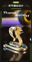 Rompecabezas de metal, serpiente mecánica del zodiaco, juguetes de montaje para niños, bricolaje hecho a mano, regalos de cumpleaños - details 4