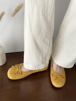 Cabeza redonda boca poco profunda solo zapatos nuevo retro suela suave Doudou zapatos casual fondo plano un pedal ladyshoes - details 38