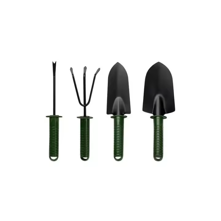 Juego de Herramientas de Jardinería Mini Kit de 4 Herramientas Pala de Jardín, Rastrillo, Regalo de Jardín - 1