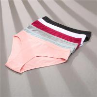 Bragas de algodón con diseño de Jacquard para mujer, ropa interior Sexy, lencería femenina, bragas íntimas de Color sólido para mujer - details 23