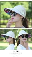 Gorra de Golf para Mujer Verano Versión Coreana Antiguero UV Gorra de Béisbol de Algodón con Flor - details 7
