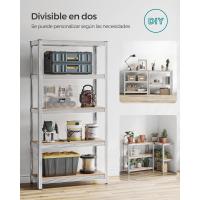 Estantería de Metal Modular de 5 Niveles Almacenamiento de Garaje con Carga de 875kg - details 4