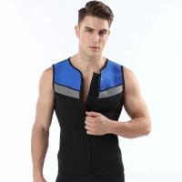 Chaleco de buceo para hombre, chaqueta sin mangas de 5MM, traje de buceo dividido, Top de protección solar, mantiene el calor, natación, surf, ropa de esnórquel - details 0