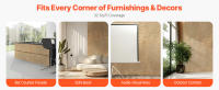 SucceBuy Paneles de pared 3D, paquete de 4 de 48 x 24 pulgadas de imitación de piedra natural de PU, azulejos decorativos de cobertura de 32 pies cuadrados para techo, dormitorio, sala de estar y juegos, piedra amarilla - details 4