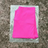 Pantalones deportivos suaves de Color sólido para mujer, mallas altas cansadas para Yoga, gimnasio atlético, entrenamiento integral, trote, bolsillo trasero en la cintura - details 11