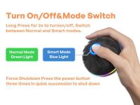 Pelota interactiva para juguetes para perros, pelotas para perros rodantes que rebote automático activadas en movimiento con luces LED, juguete interactivo inteligente para perros cachorros/pequeños/medianos y recargable por USB - details 2