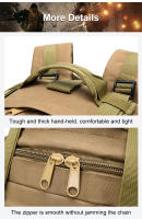 Mochila de senderismo 4 en 1 de 50l para hombre, bolsa de asalto multifuncional impermeable, desmontable, para exteriores - details 15