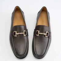 Nuevos negocios planos para personas perezosas, hombres casuales con hebilla de metal, zapatos de fiesta de otoño para hombres - details 13