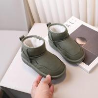 Botas de nieve de estilo coreano para niñas, zapatos antideslizantes de fondo suave, versátiles, informales, mantienen el calor, de felpa, a la moda, novedad de invierno, 2024 - details 7