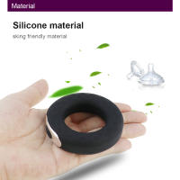 Anillo Vibrador de Silicona para Pene con Clítoris Juguetes Sexuales para Hombres Anillo de Retardo de Eyaculación Ajustable Largo Duración - details 4