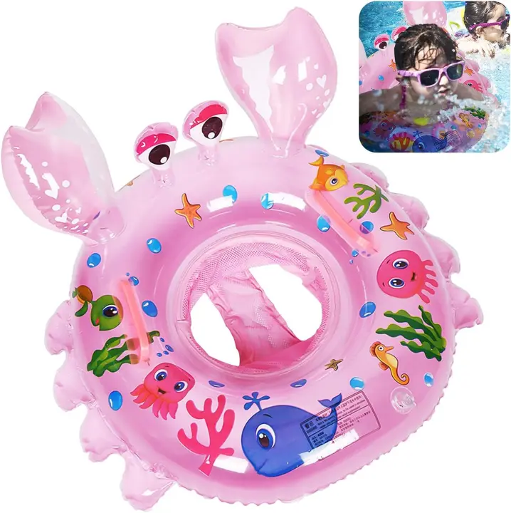 Zenyth Anillo de Nación para Bebe, asiento de piscina de Cangrejo, anillo de Nación inflable - 1