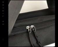 Bolsa de viaje con estampado personalizado de letras, gran capacidad, suave y ajustable, bolsa de viaje, entrenamiento, deportes, gimnasio, con bolsillo lateral de malla - details 10