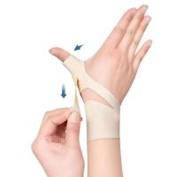 Muñequera protectora de compresión elástica suave, Protector de pulgar Spica Spt, muñequera ligera para deportes de gimnasio - details 9