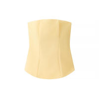 Conjunto elegante sin mangas con falda y elementos superiores para noche y primavera - details 8