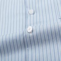 AMI High Version Camisa clásica a rayas con bordado de corazón pequeño para hombre, camisa informal multiusos para parejas - details 4